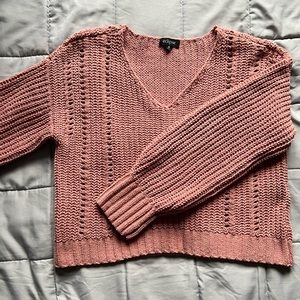 Eclipse Pink Knit Sweater